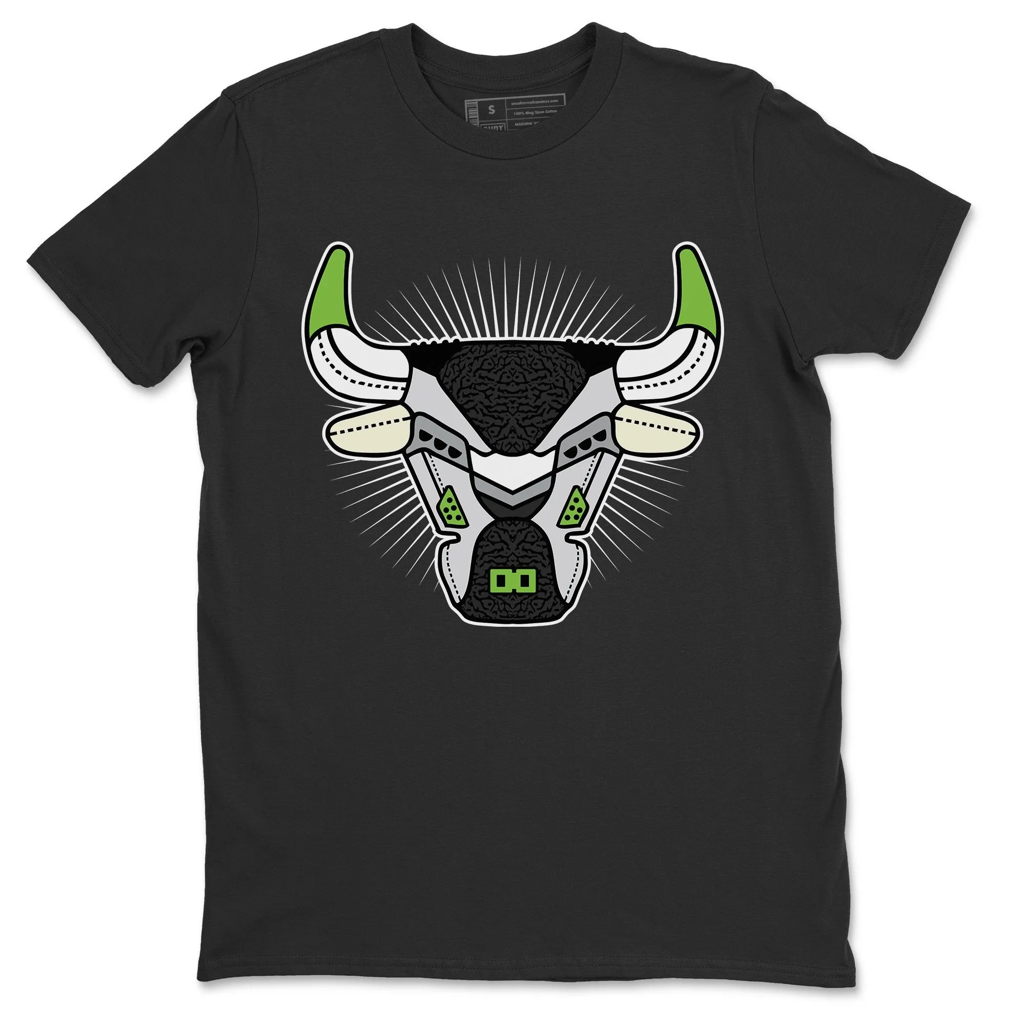 Bull Head Black T-Shirt - Air Jordan 3 Chlorophyll