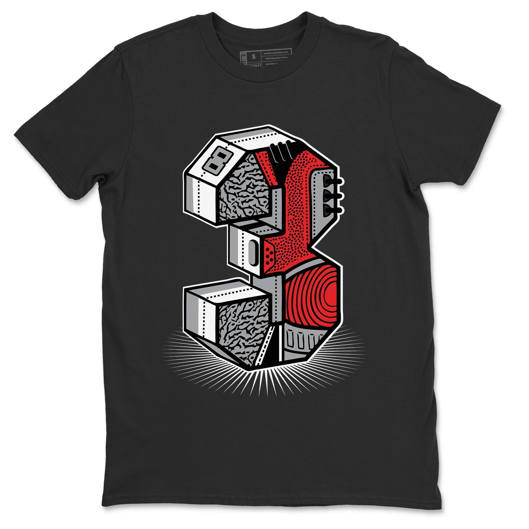 Three Statue Black T-Shirt - Air Jordan 3 Unite